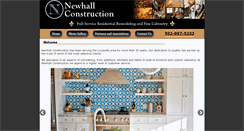 Desktop Screenshot of newhallconstruction.com